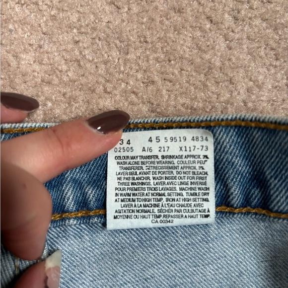 SOLD VINTAGE LEVI 512 DENIM SHORT - Picture 7 of 8